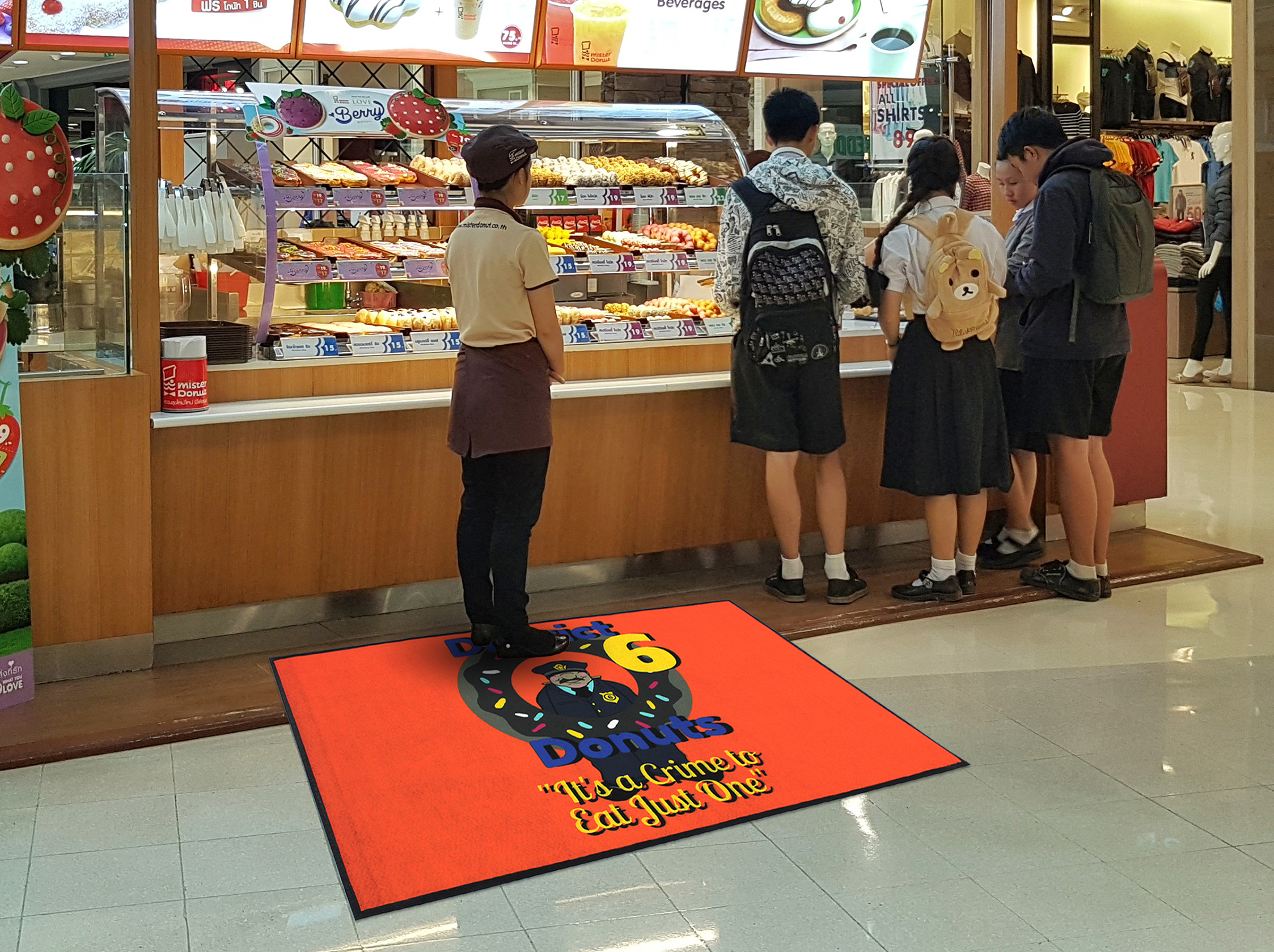 Point of Purchase POP Mats Graphic Image Flooring